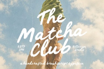 The Matcha Club Font for Creative Design Projects